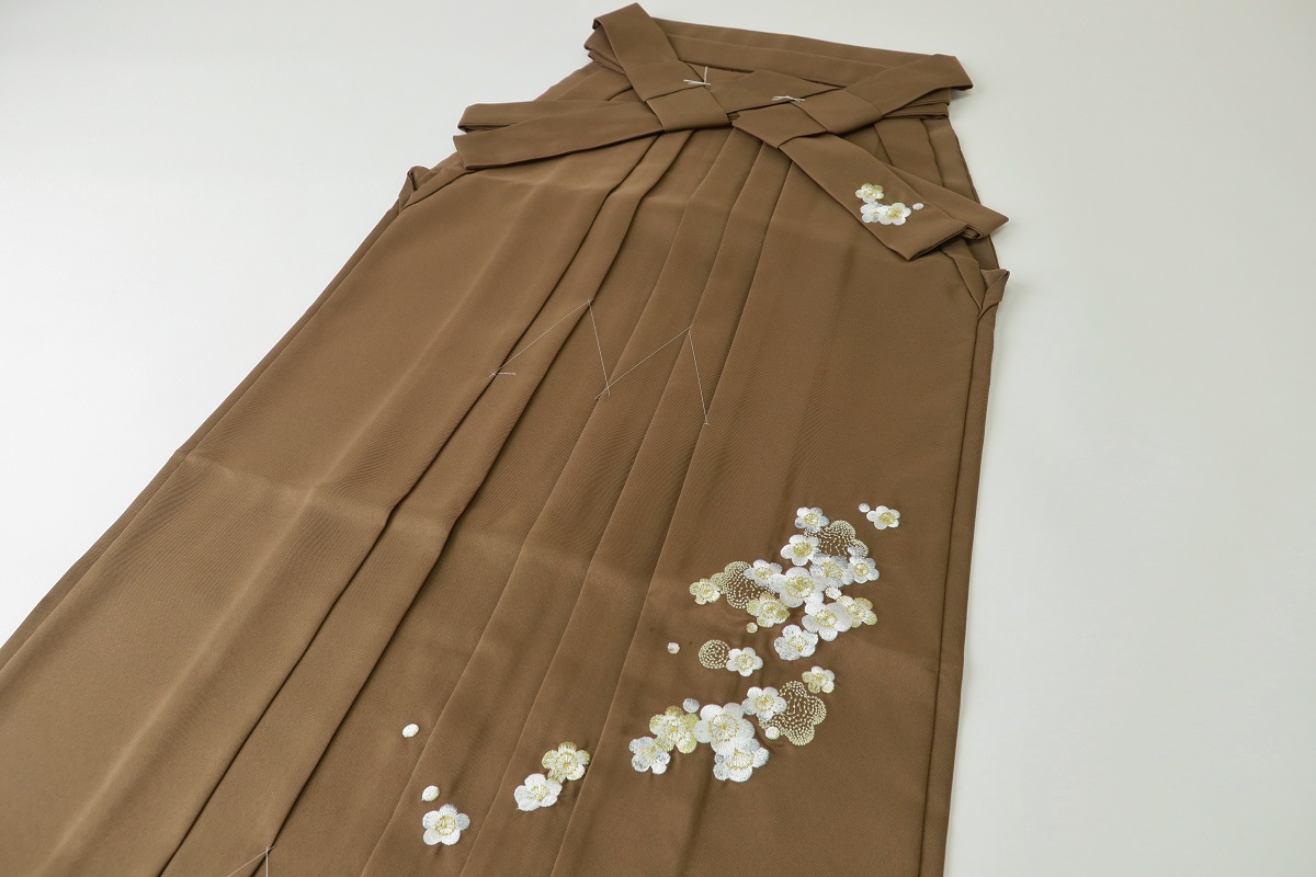 卒業袴 桜刺繍 RMO2401-a3 ブラウン - 画像 (5)