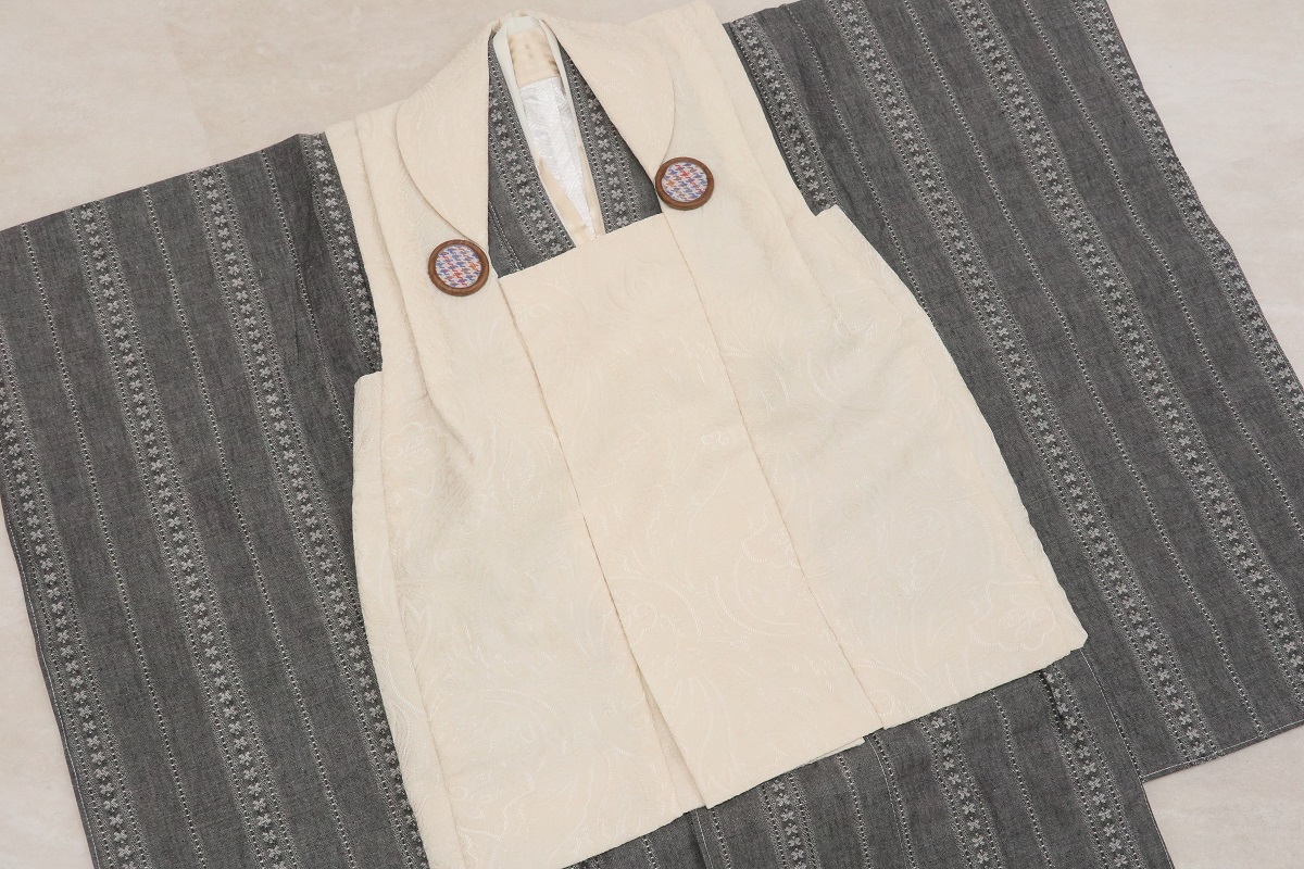 【特別現品】3歳男児被布アンサンブル No,「RTG2408-3d」 - 画像 (2)