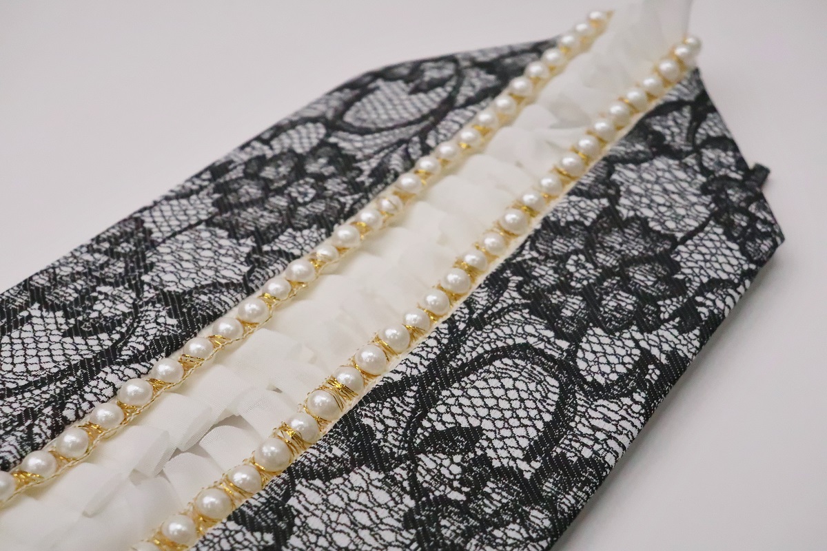 フリルレース&パール重ね衿palefu RKK-2407b 4type - 画像 (13)