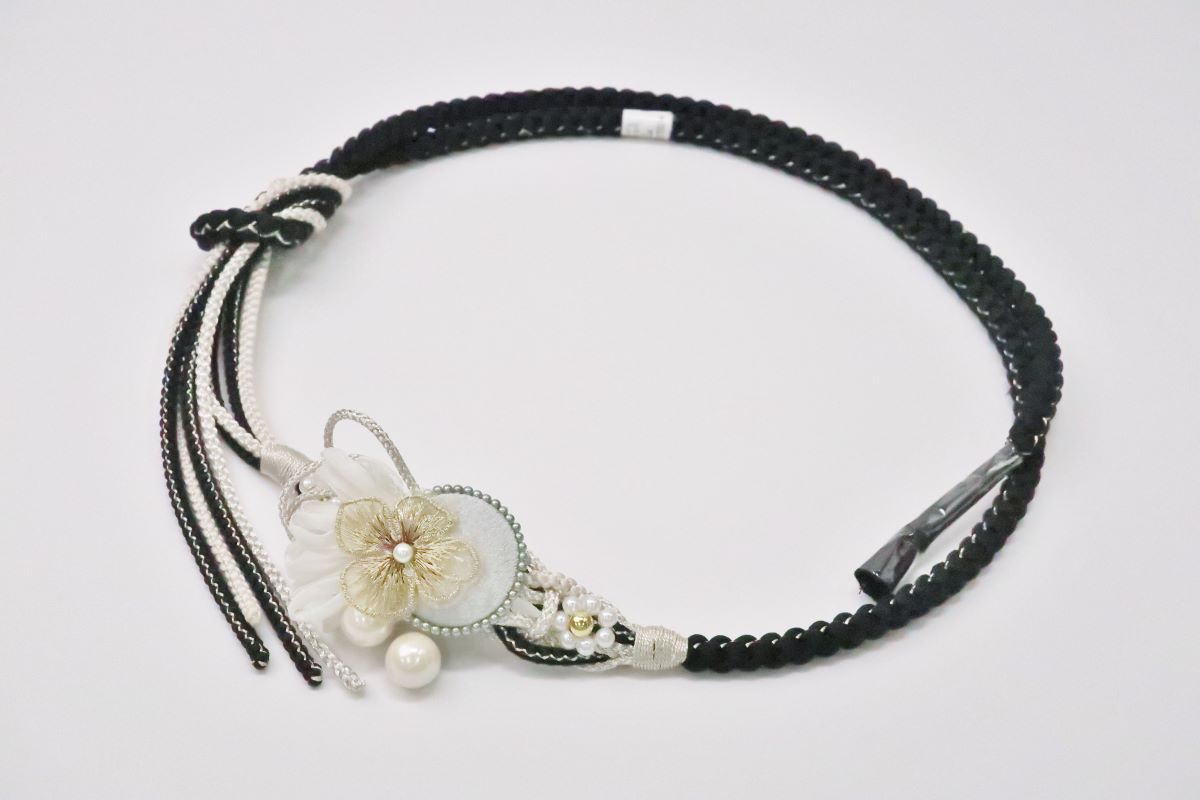 '-ﾗﾌｨﾈｵﾘｼﾞﾅﾙ-　帯〆FKパーツ着脱式 RTO-05ブラック - 画像 (8)