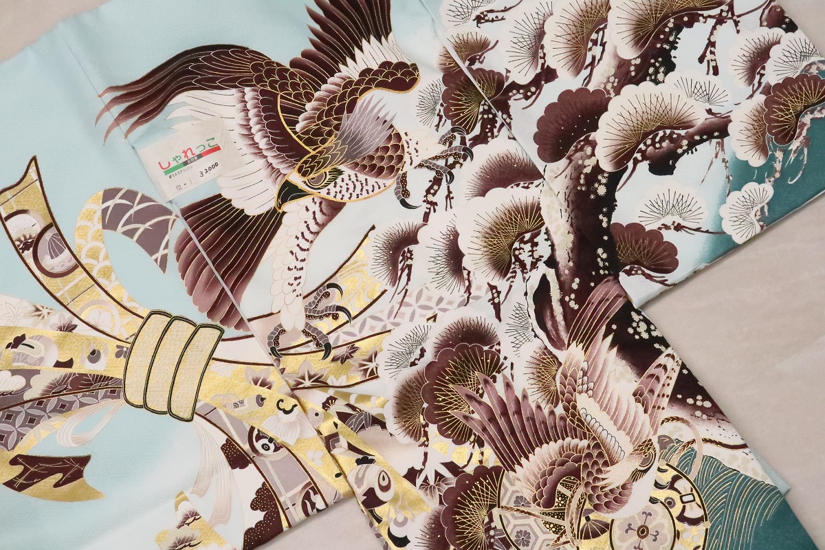 【現品】 男児お宮参り祝着　しゃれっこNo.「空-1」 - 画像 (4)