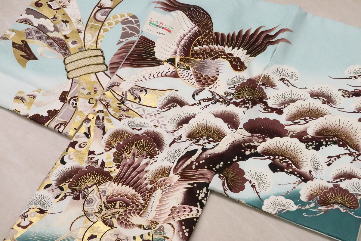 【現品】 男児お宮参り祝着　しゃれっこNo.「空-1」 - 画像 (3)