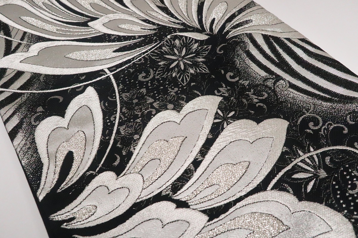 袋帯【正絹】振袖用 RO2409-MO12 abc -3色展開- - 画像 (4)