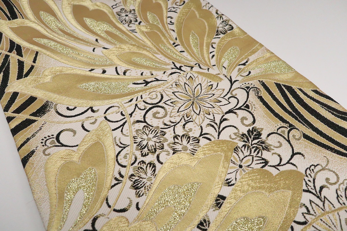 袋帯【正絹】振袖用 RO2409-MO12 abc -3色展開- - 画像 (7)