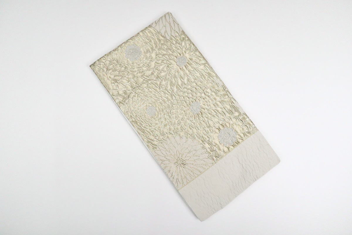 袋帯【正絹】振袖用RO2409-OS08 丸菊箔 -2色- - 画像 (6)