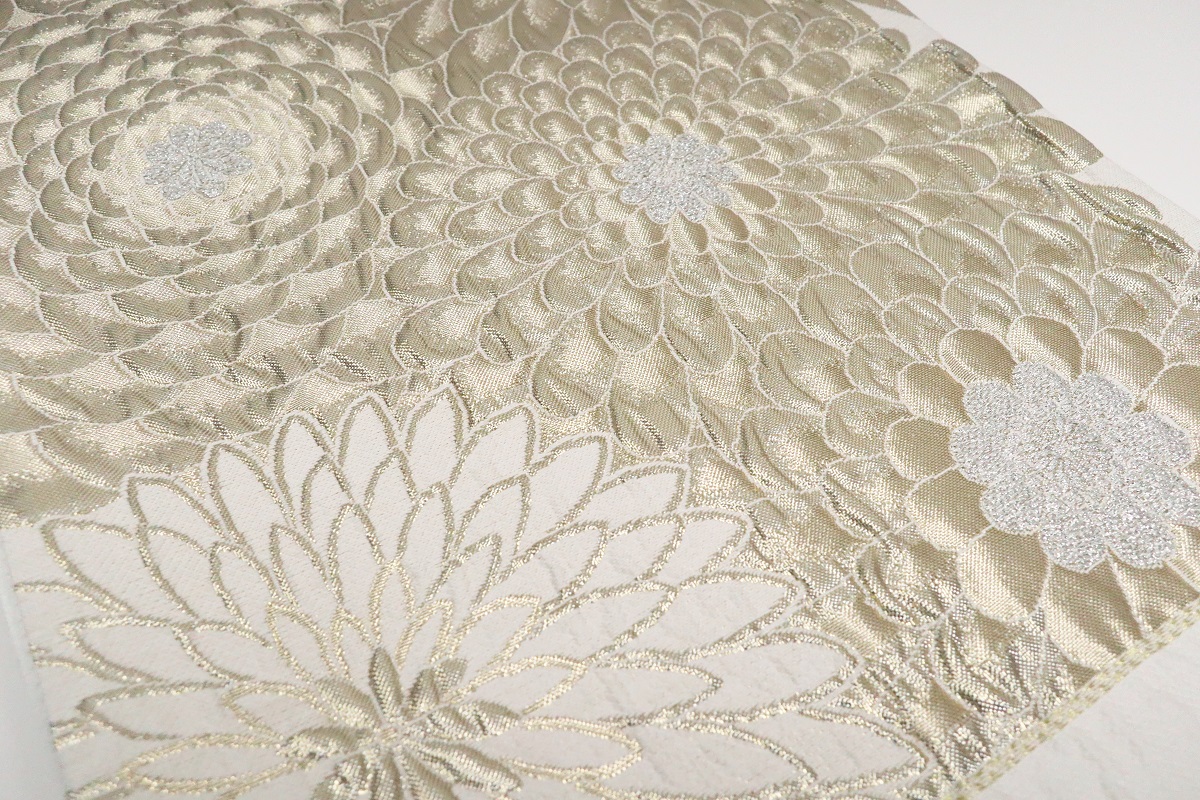 袋帯【正絹】振袖用RO2409-OS08 丸菊箔 -2色- - 画像 (7)