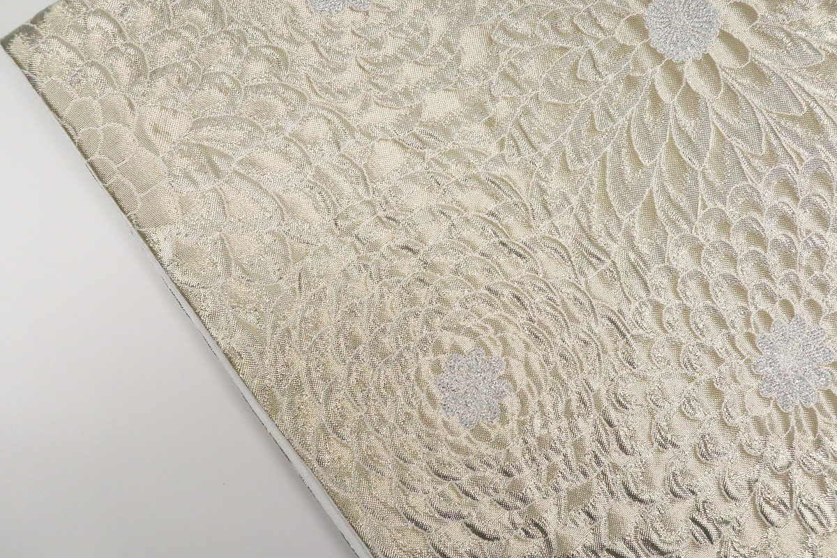 袋帯【正絹】振袖用RO2409-OS08 丸菊箔 -2色- - 画像 (5)