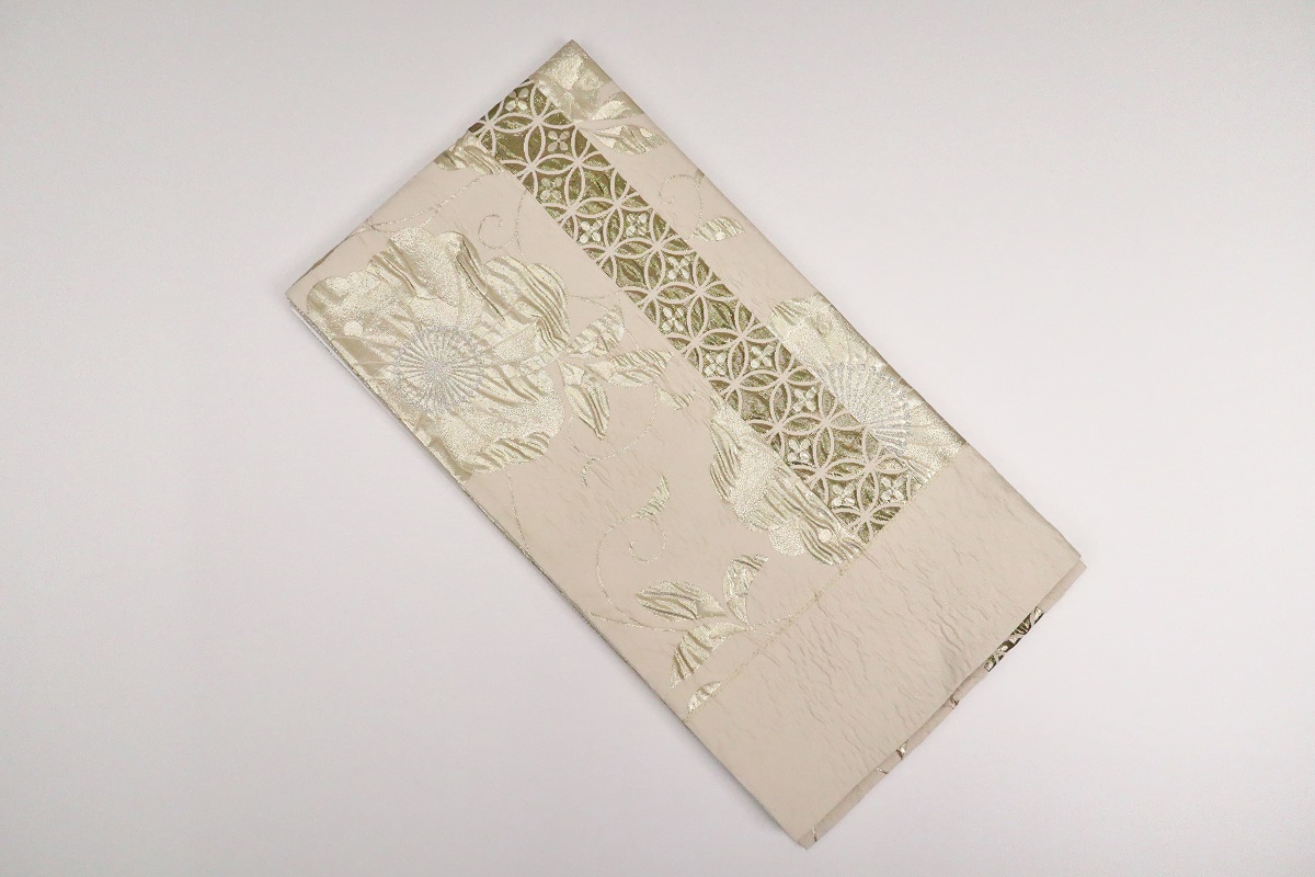 袋帯【正絹】振袖用RO2409-OS06 七宝箔 -5色展開- - 画像 (10)