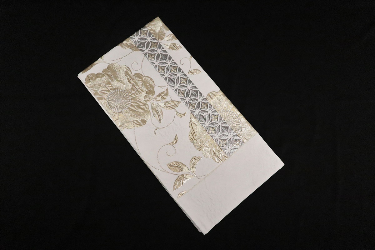 袋帯【正絹】振袖用RO2409-OS06 七宝箔 -5色展開- - 画像 (6)