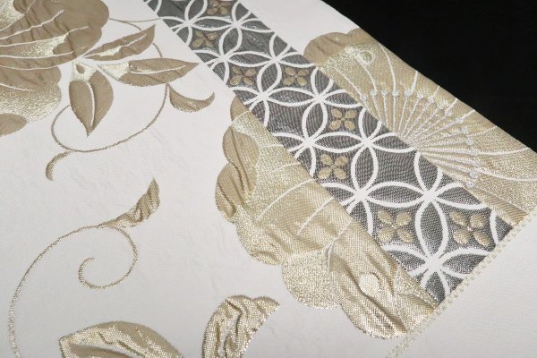 袋帯【正絹】振袖用RO2409-OS06 七宝箔 -5色展開- - 画像 (8)