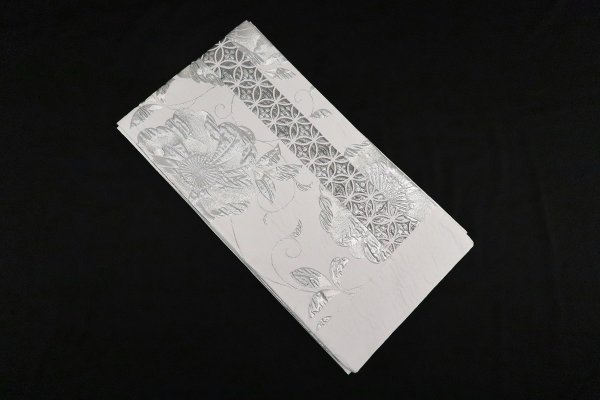袋帯【正絹】振袖用RO2409-OS06 七宝箔 -5色展開- - 画像 (2)