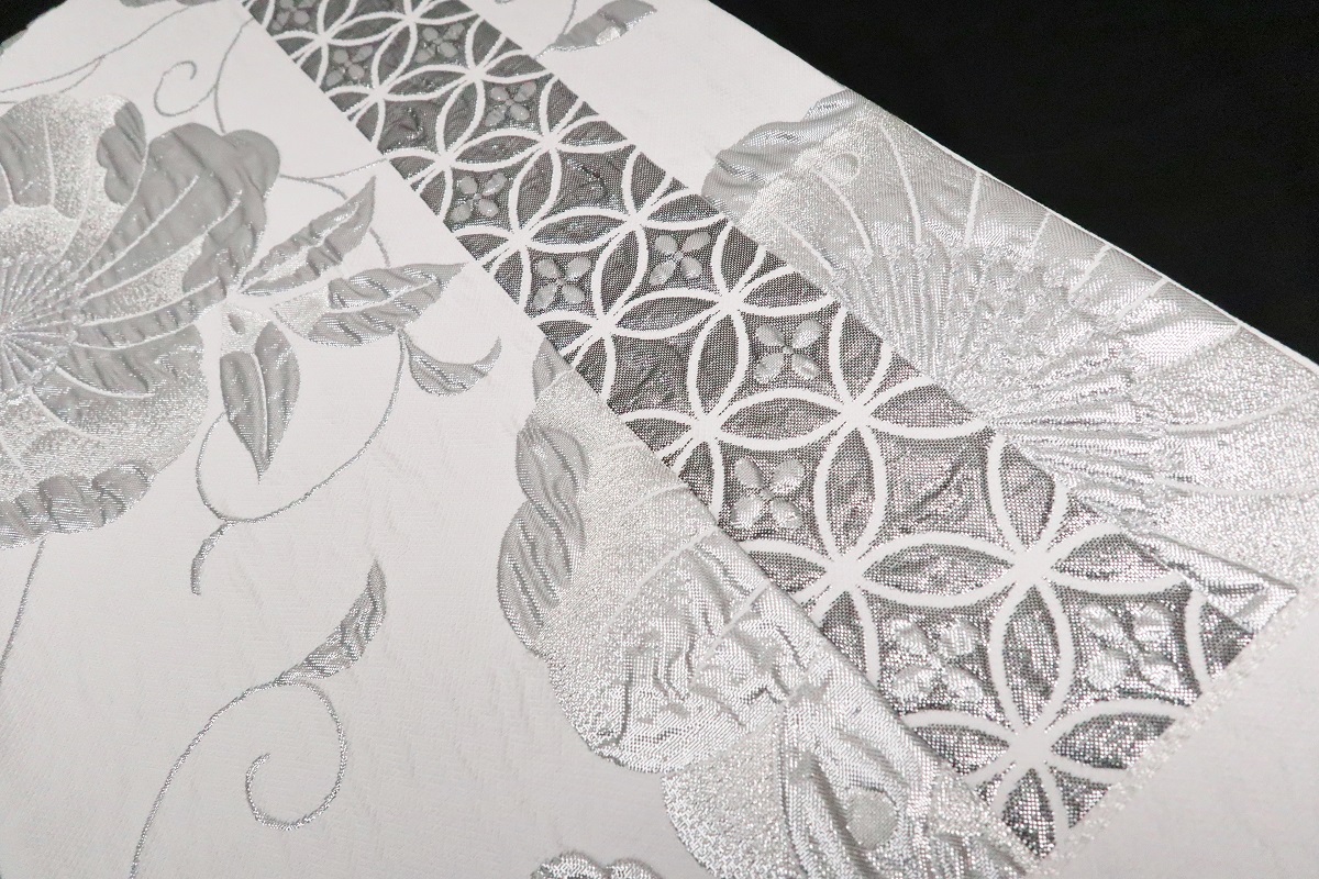 袋帯【正絹】振袖用RO2409-OS06 七宝箔 -5色展開- - 画像 (3)