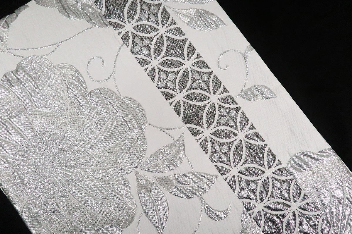 袋帯【正絹】振袖用RO2409-OS06 七宝箔 -5色展開- - 画像 (4)