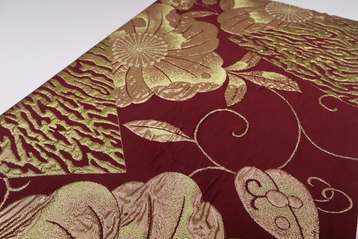 袋帯【正絹】振袖用RO2409-OS05bゼブラ箔 -5色- - 画像 (9)