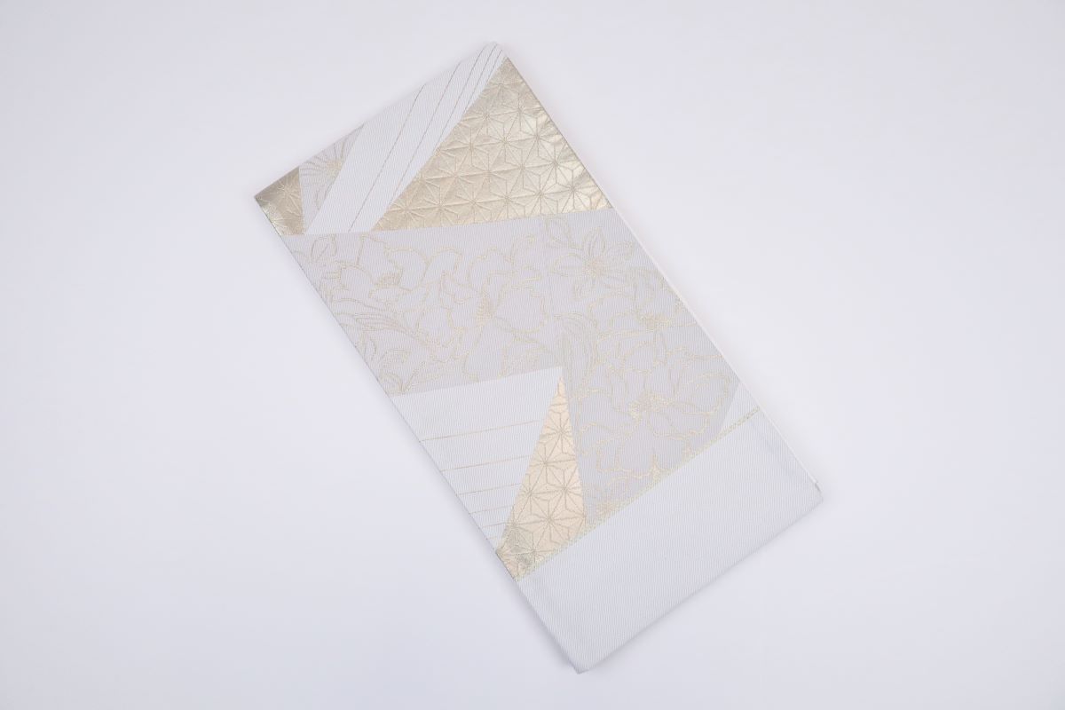 袋帯【正絹】振袖用RO2410-OD24abc 幾何学柄 -3色展開- - 画像 (11)