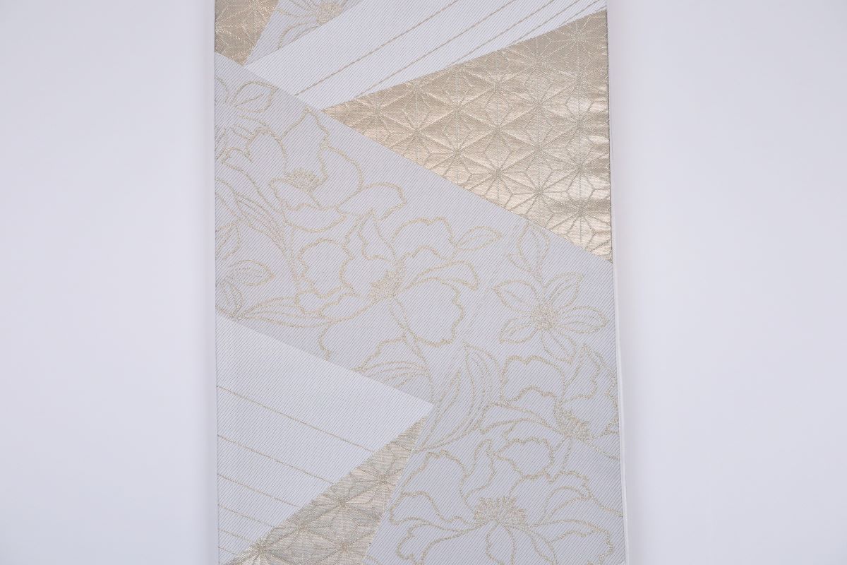 袋帯【正絹】振袖用RO2410-OD24abc 幾何学柄 -3色展開- - 画像 (12)