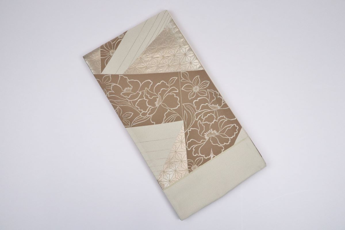 袋帯【正絹】振袖用RO2410-OD24abc 幾何学柄 -3色展開- - 画像 (7)
