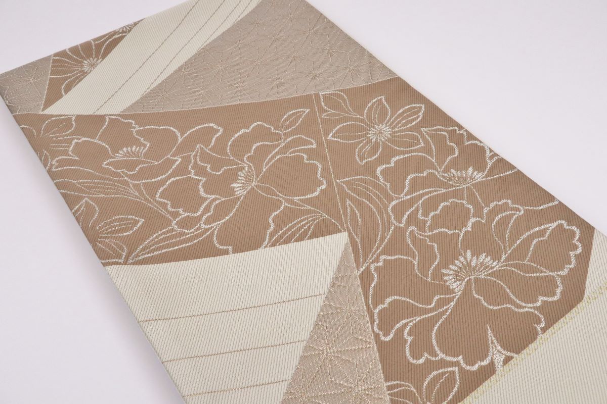 袋帯【正絹】振袖用RO2410-OD24abc 幾何学柄 -3色展開- - 画像 (9)