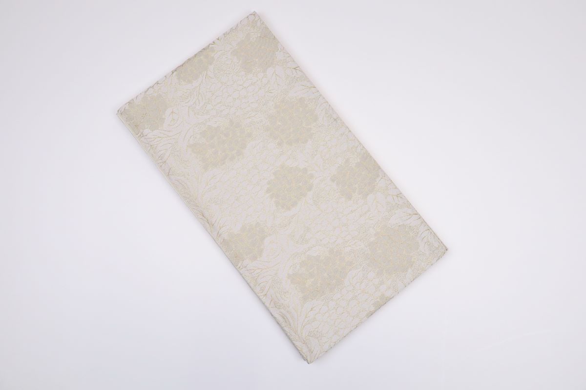 袋帯【正絹】振袖用RO2410-OF26 白金