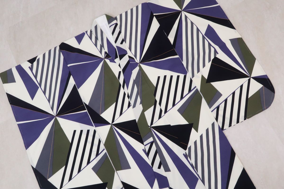 ゆめかんざし7才四つ身「RN2411-a」ネイビー　 - 画像 (2)