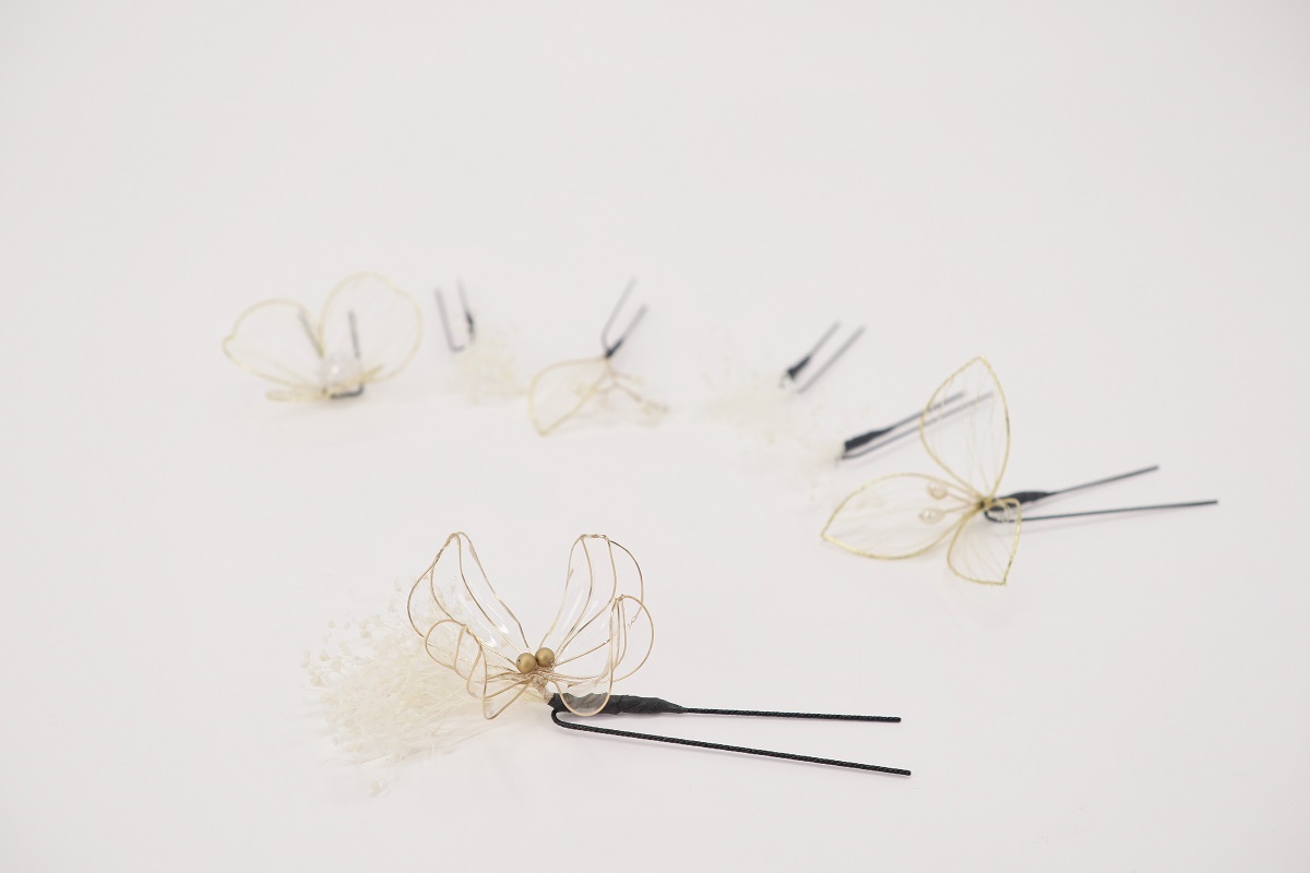 髪飾り大人用 400-968ゴールド セパレートタイプ - 画像 (7)