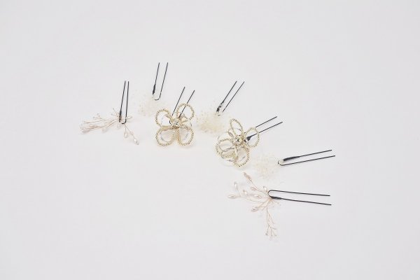 髪飾り大人用　400-619ゴールド　セパレートタイプ - 画像 (5)