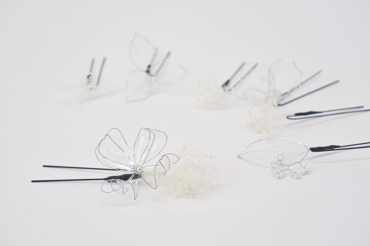 髪飾り大人用 400-968シルバー セパレートタイプ - 画像 (4)