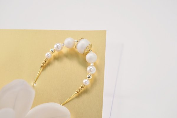 髪飾り大人用 400-976 ユリにパール-3色展開- - 画像 (5)