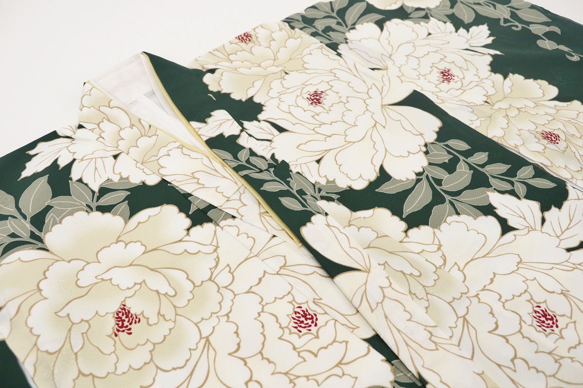 7才四つ身「RMB2504-7b」 モスグリーン - 画像 (4)