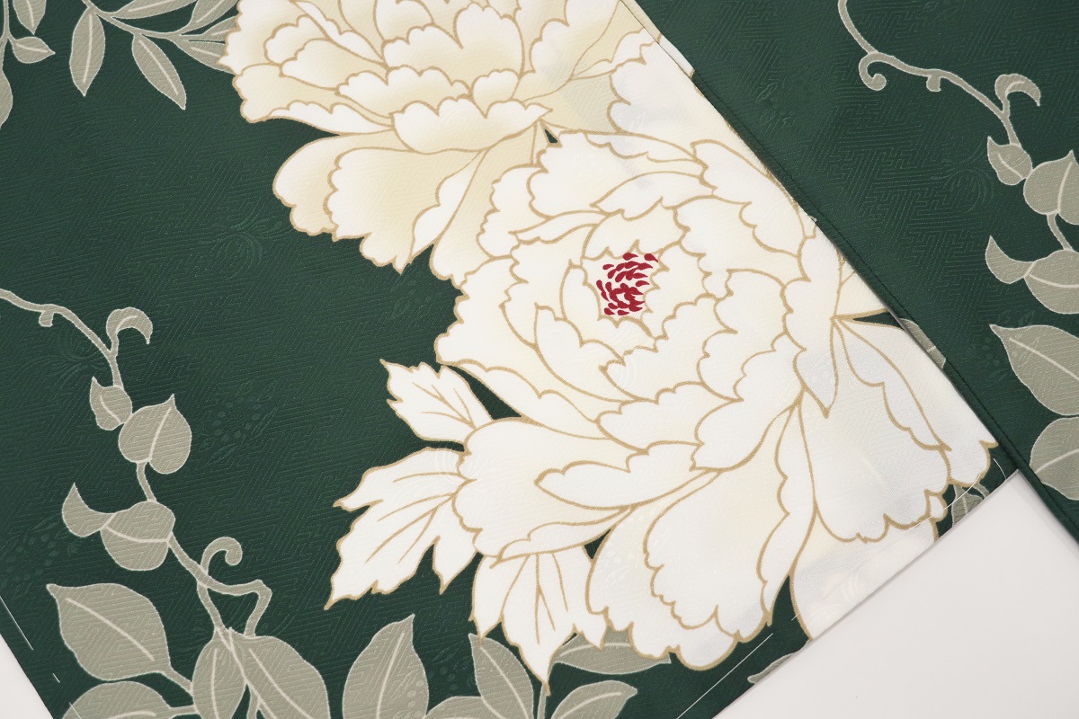 7才四つ身「RMB2504-7b」 モスグリーン - 画像 (5)