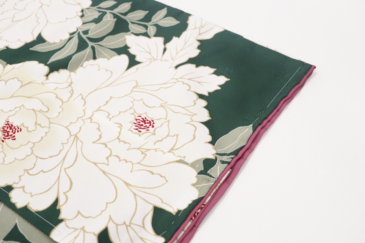 7才四つ身「RMB2504-7b」 モスグリーン - 画像 (3)