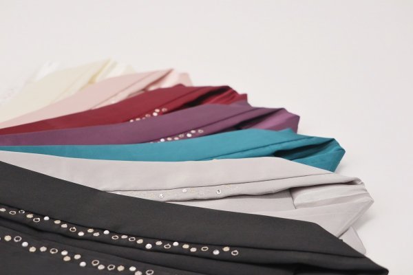 重衿【正絹】小粒ししゅう&ラインパール-teard- -8色- - 画像 (2)