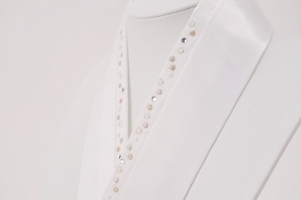 重衿【正絹】小粒ししゅう&ラインパール-teard- -8色- - 画像 (5)
