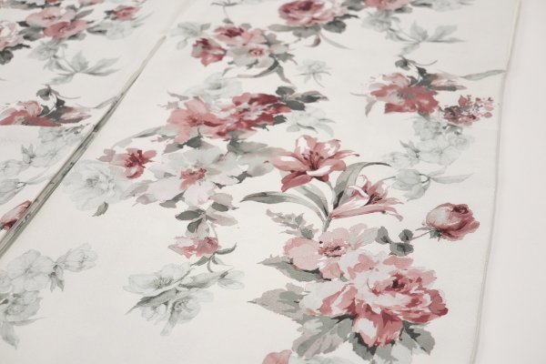 二尺袖ボヌール25年model RMO-05b 【薄グレー地に赤】 - 画像 (2)