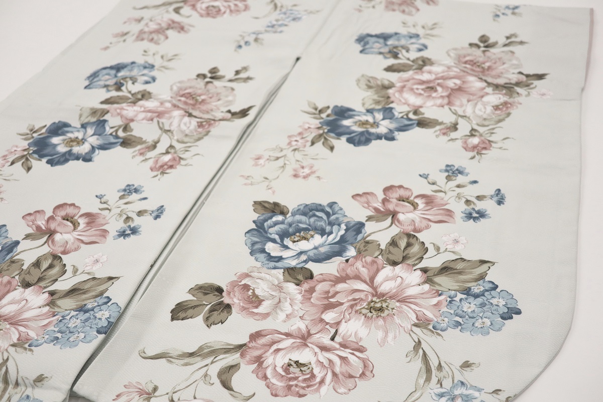 二尺袖ボヌール25年model RMO-05d　【薄グレー地にﾌﾞﾙｰﾋﾟﾝｸ】 - 画像 (4)