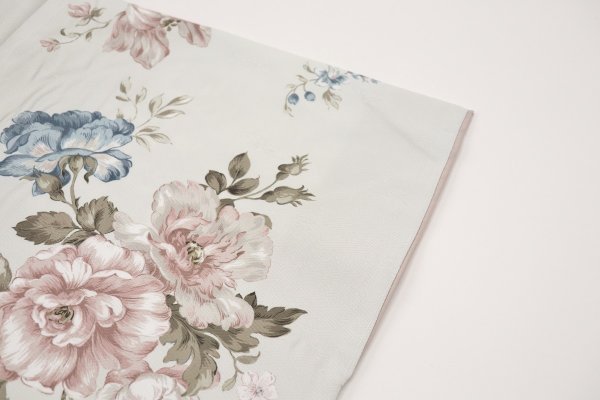 二尺袖ボヌール25年model RMO-05d 【薄グレー地にブルーピンク】 - 画像 (2)