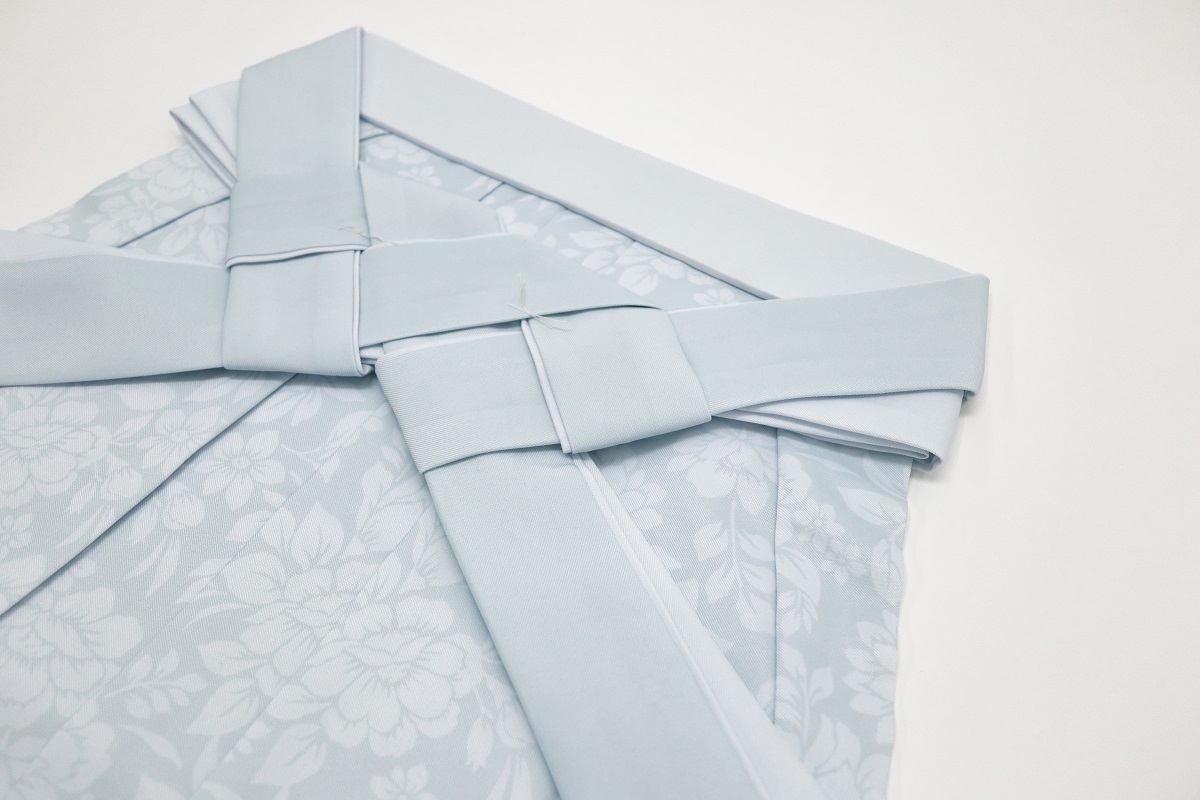 卒業袴 花柄 RMO2507-H ブルー - 画像 (4)