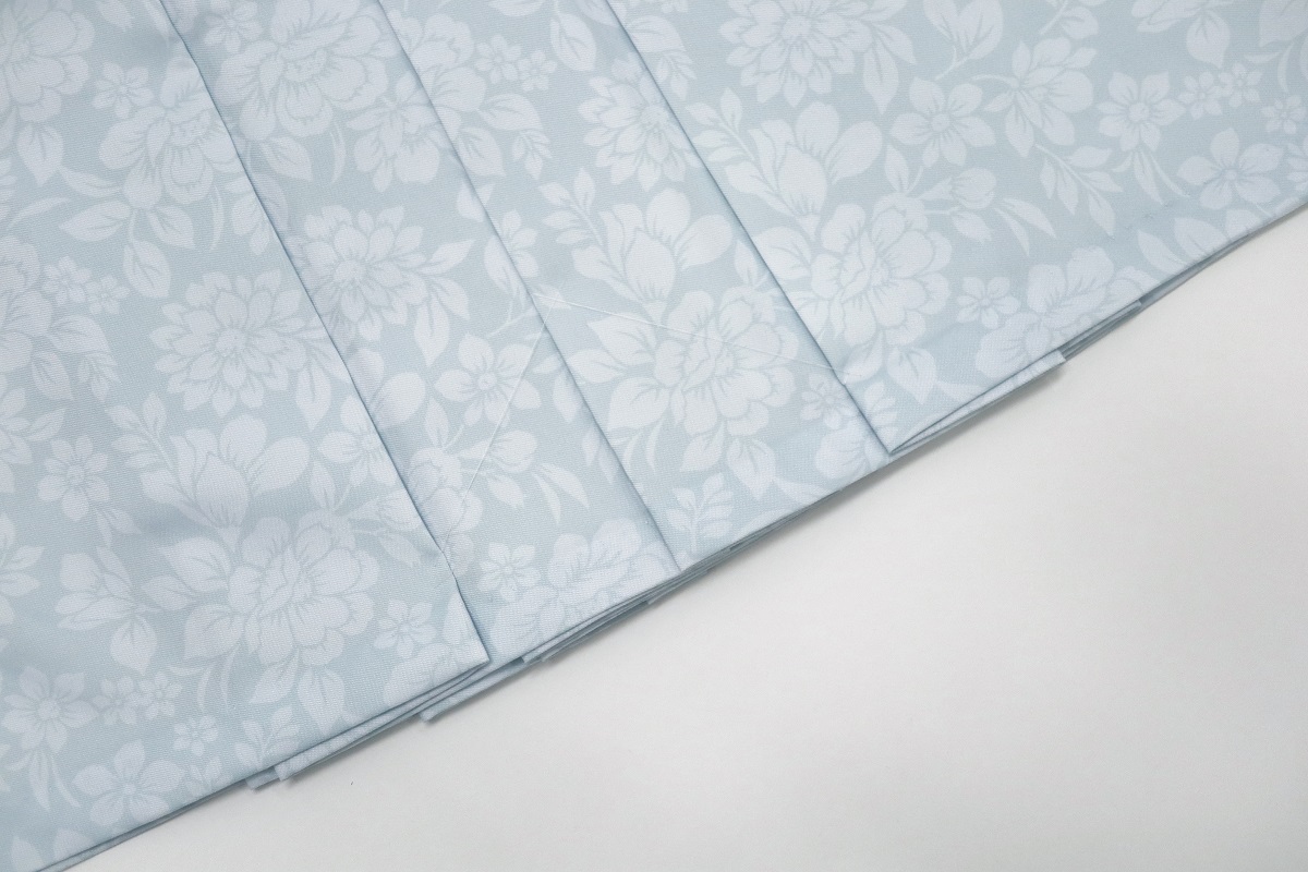卒業袴 花柄 RMO2507-H ブルー - 画像 (6)