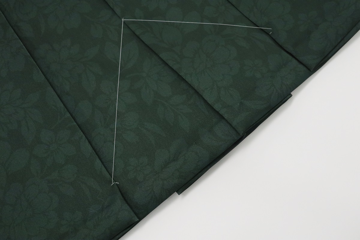 卒業袴　花柄 RMO2507-K　グリーン - 画像 (5)