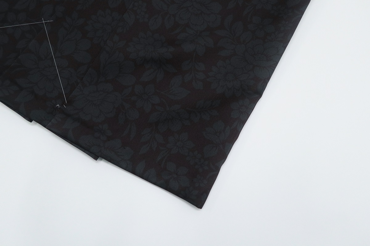 卒業袴 花柄 RMO2507-J ブラック - 画像 (4)