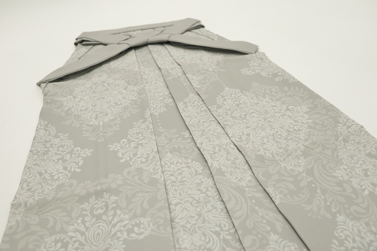 卒業袴 ダマスクシルエット RMO2507-B ベージュ - 画像 (2)