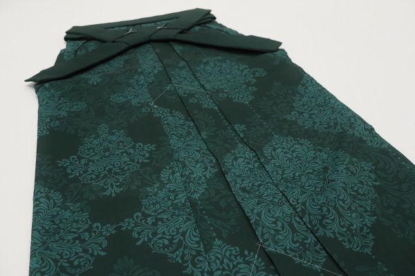 卒業袴 ダマスクシルエット RMO2507-E グリーン - 画像 (2)
