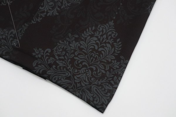 卒業袴 ダマスクシルエット RMO2507-D ブラック - 画像 (5)