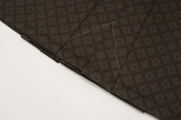 卒業袴　菱ダマスク RMO2507-M　ブロンズ - 画像 (6)