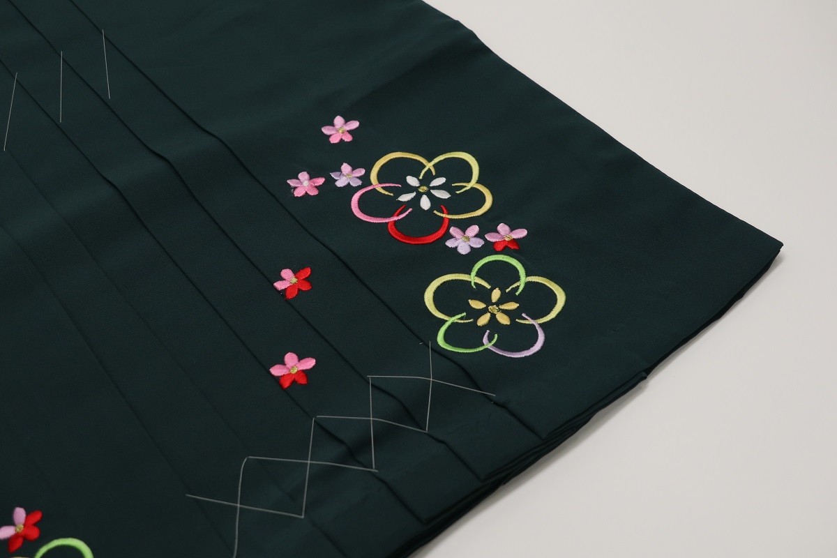 7才四つ身女児袴セット「RF2508-7b」 - 画像 (7)