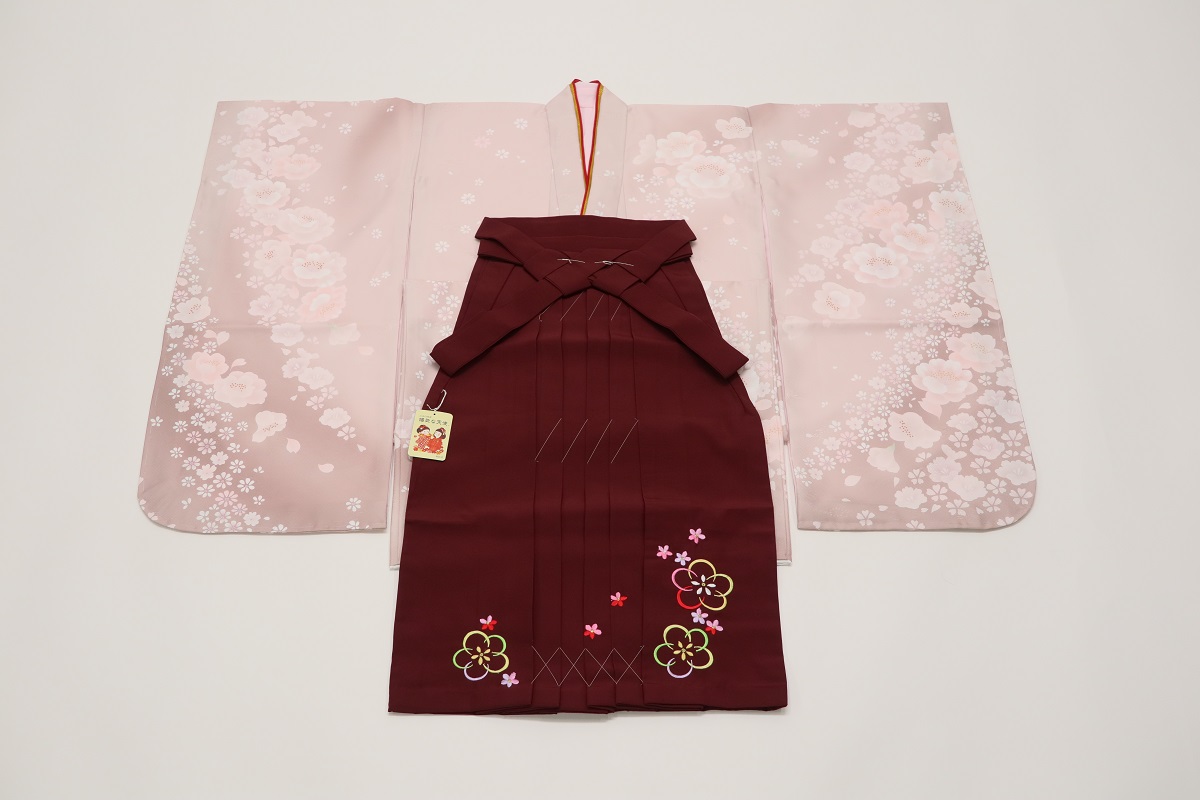 7才四つ身女児袴セット「RF2508-7a」