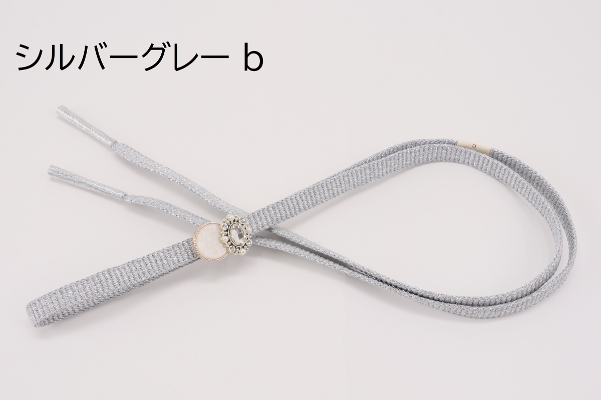 ラメ糸 平帯締め 【ラベンダー、ブルー、シルバーグレー】FD-006 - 画像 (29)