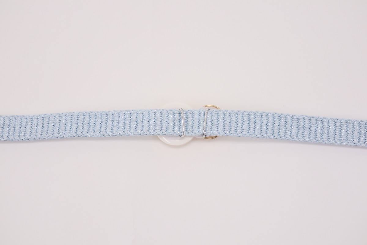 ラメ糸 平帯締め 【ラベンダー、ブルー、シルバーグレー】FD-006 - 画像 (16)