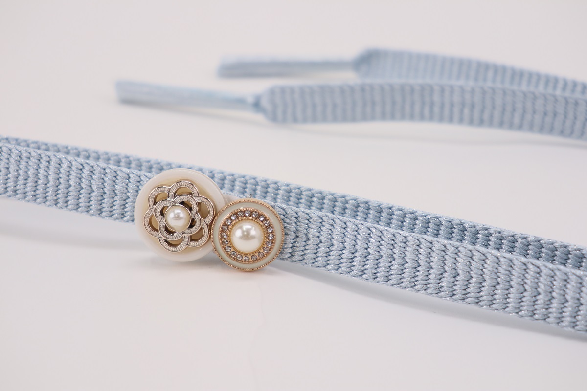 ラメ糸 平帯締め 【ラベンダー、ブルー、シルバーグレー】FD-006 - 画像 (17)