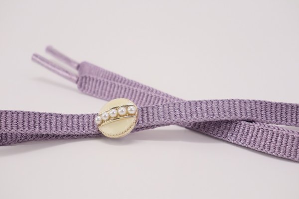 ラメ糸 平帯締め 【ラベンダー、ブルー、シルバーグレー】FD-006 - 画像 (8)